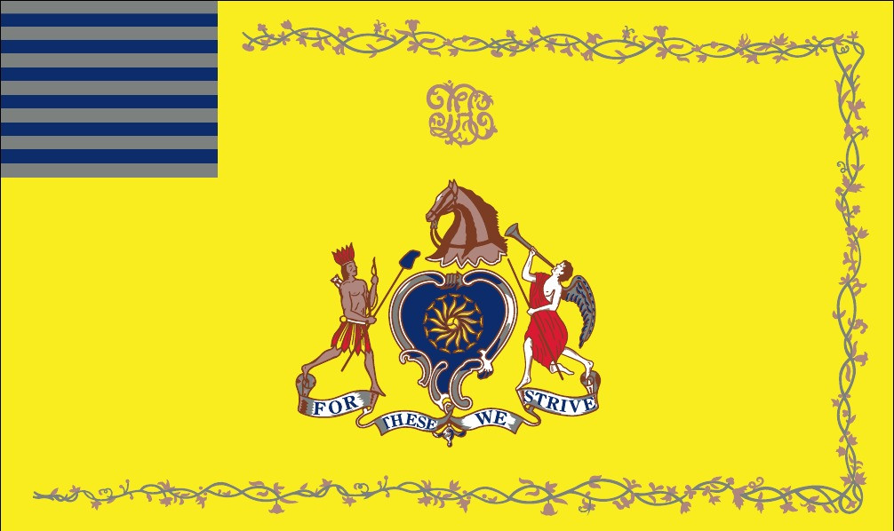 philadelphia light horse troop flag