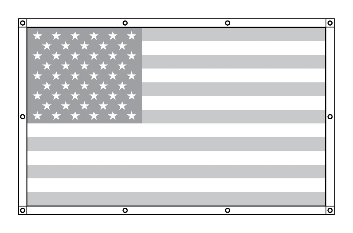 Framed header grommet placement diagram