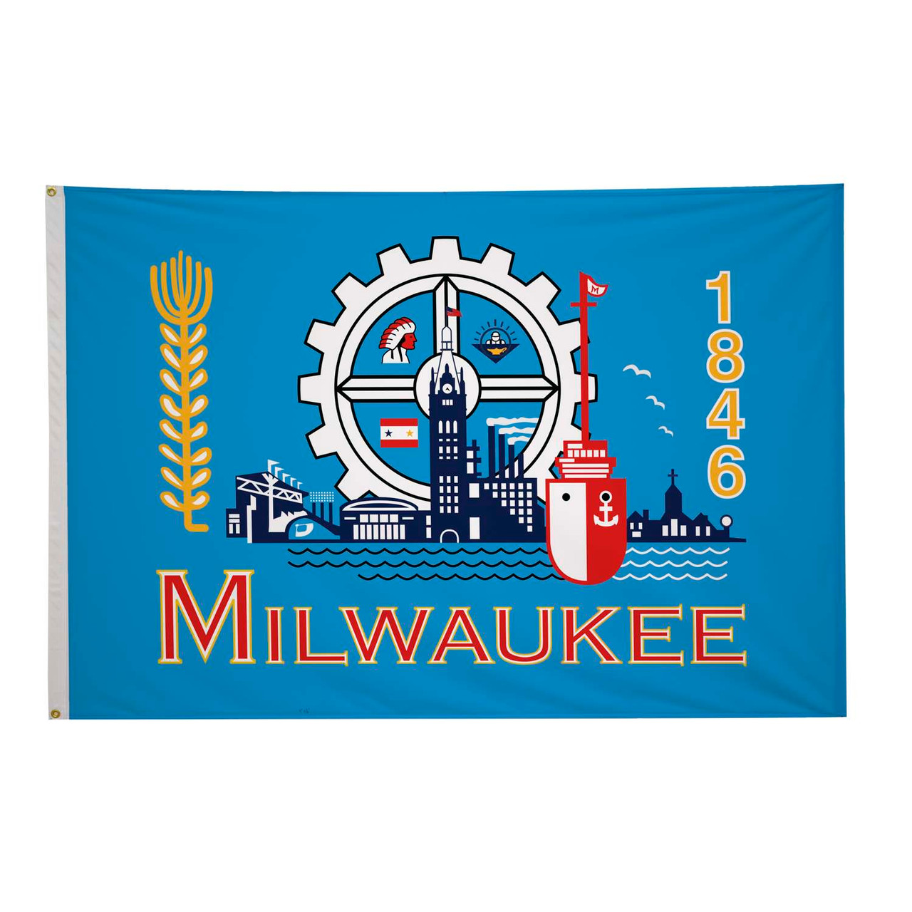 4' x 6' U.S. city flags