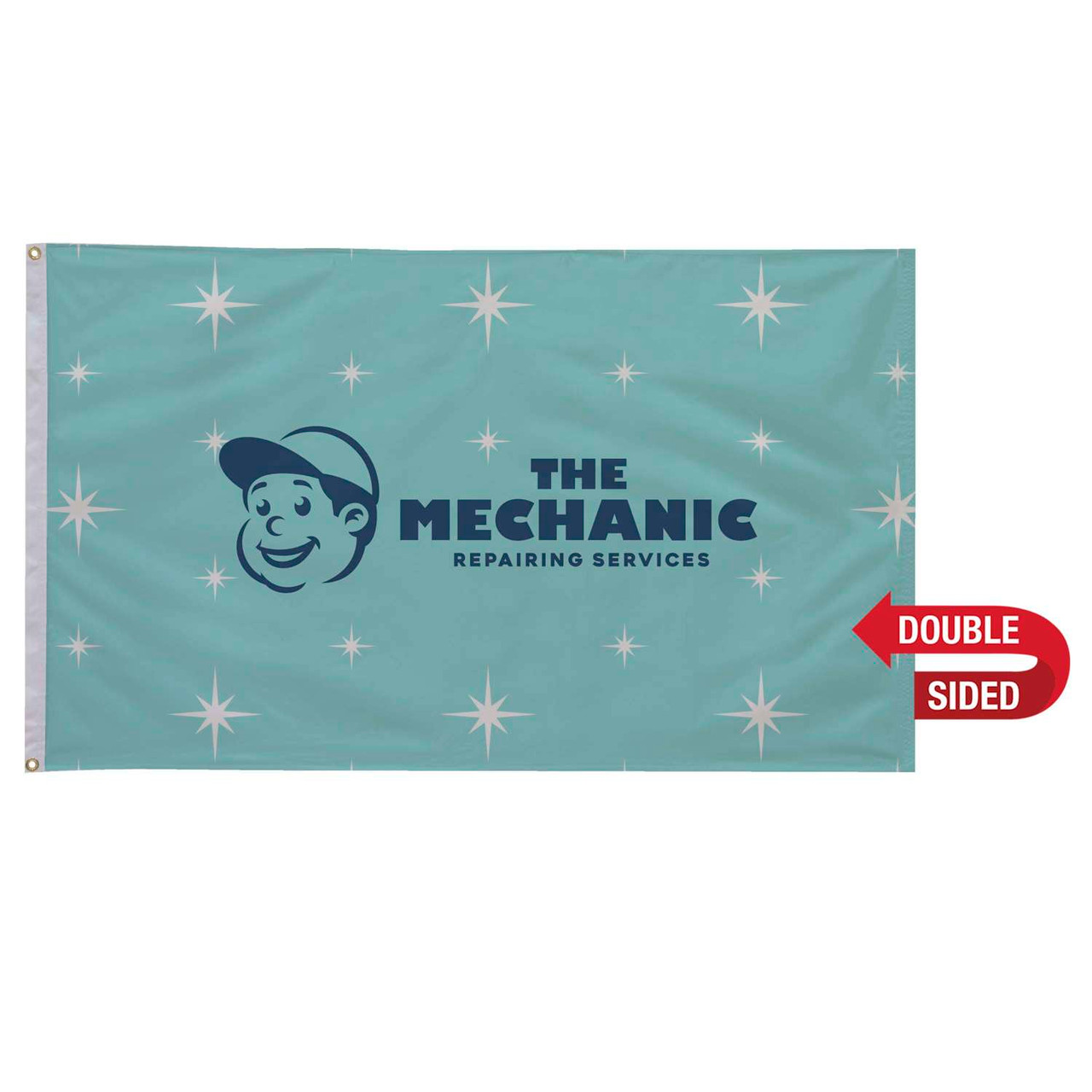 Custom printed rectangle nylon flag