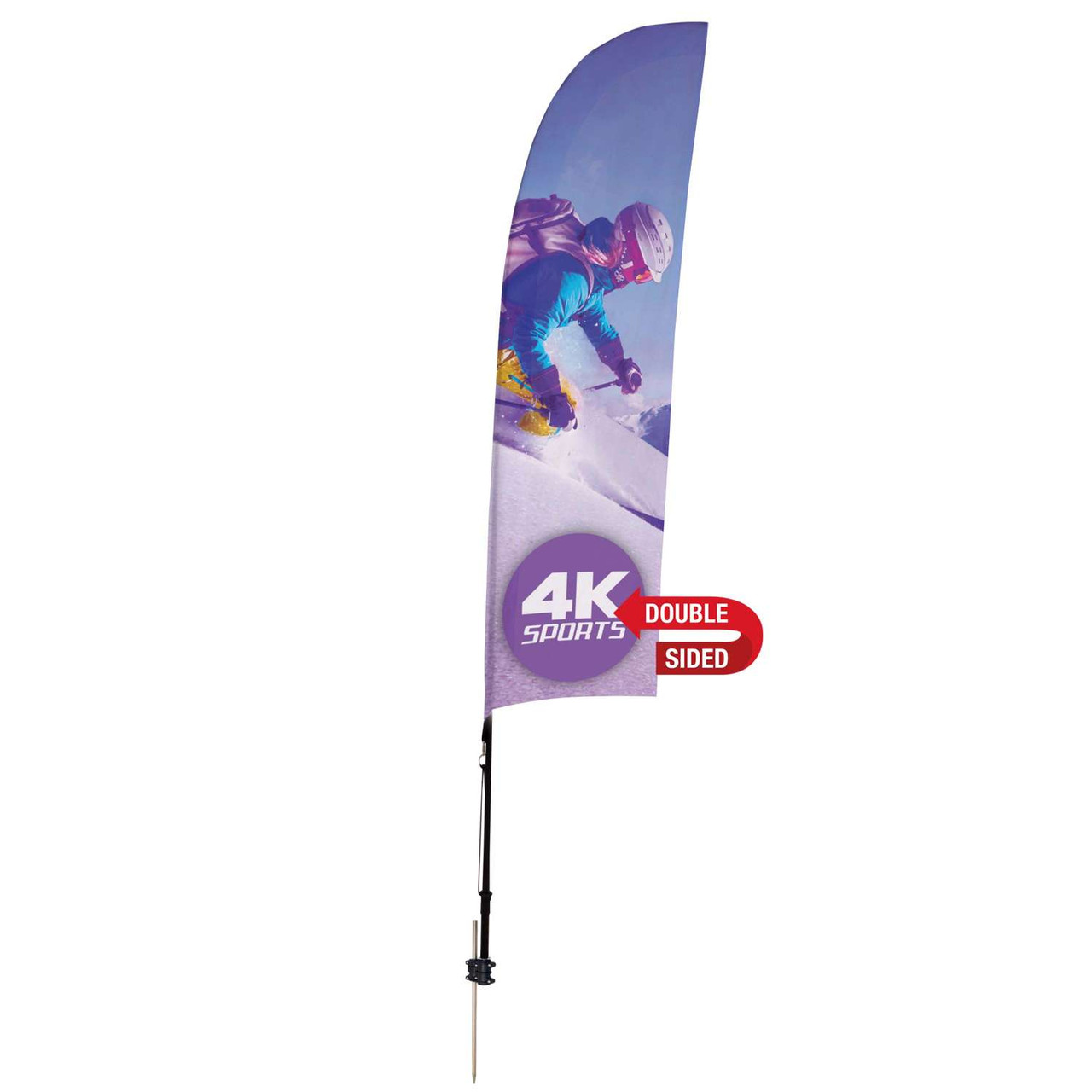 Custom Streamline Blade Feather Flag (Sail Sign)