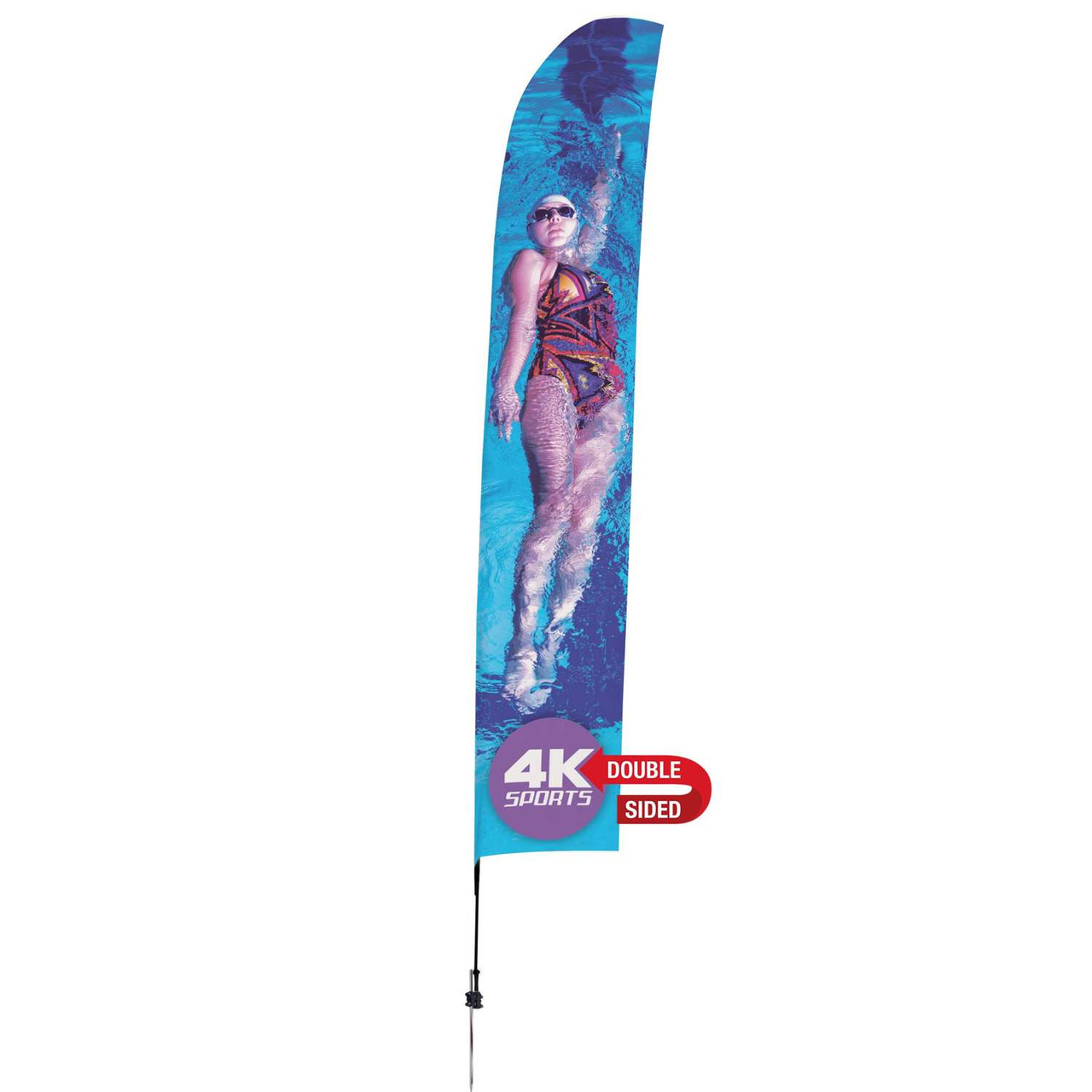 Custom Streamline Blade Feather Flag (Sail Sign)