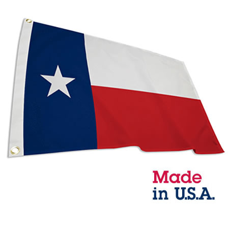 PringCor Texas State Flag 3x5 Feet - Polyester, Double Sided, 2 Grommets, For Indoor/Outdoor Use - View #8