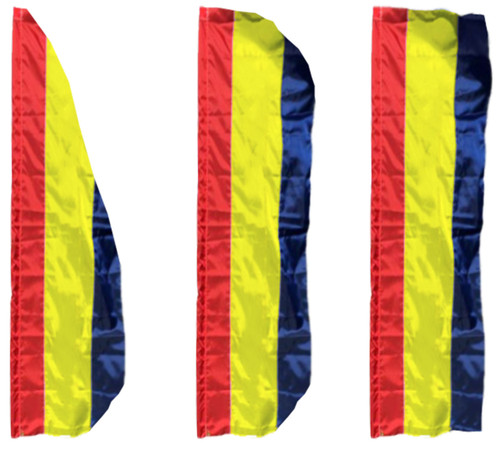 3 Stripe Solid Color Vertical Flag