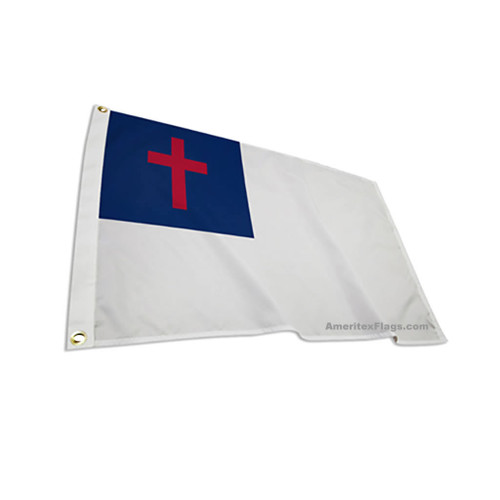 12" x 18" ENDURA-POLY Christian Flag