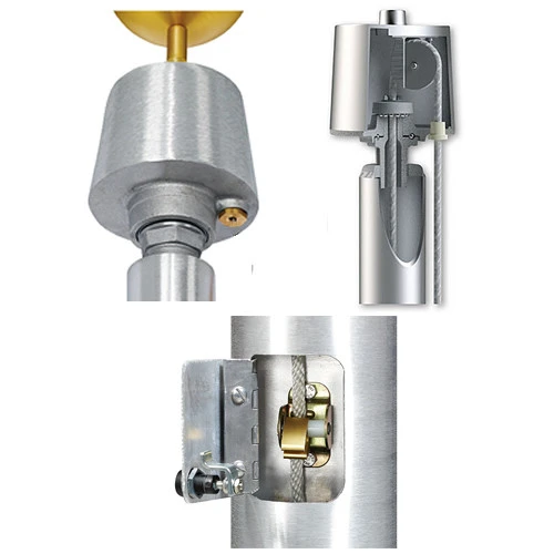 Concord American Monarch Series internal halyard flagpole ICC30C62