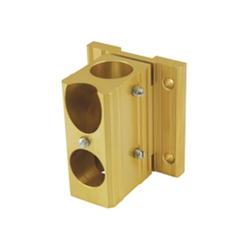 310134 aluminum multi angle flagpole bracket gold