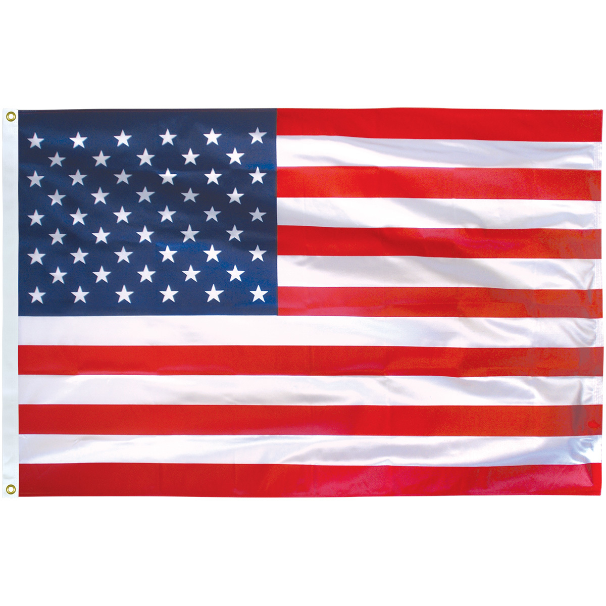 Outdoor American flags