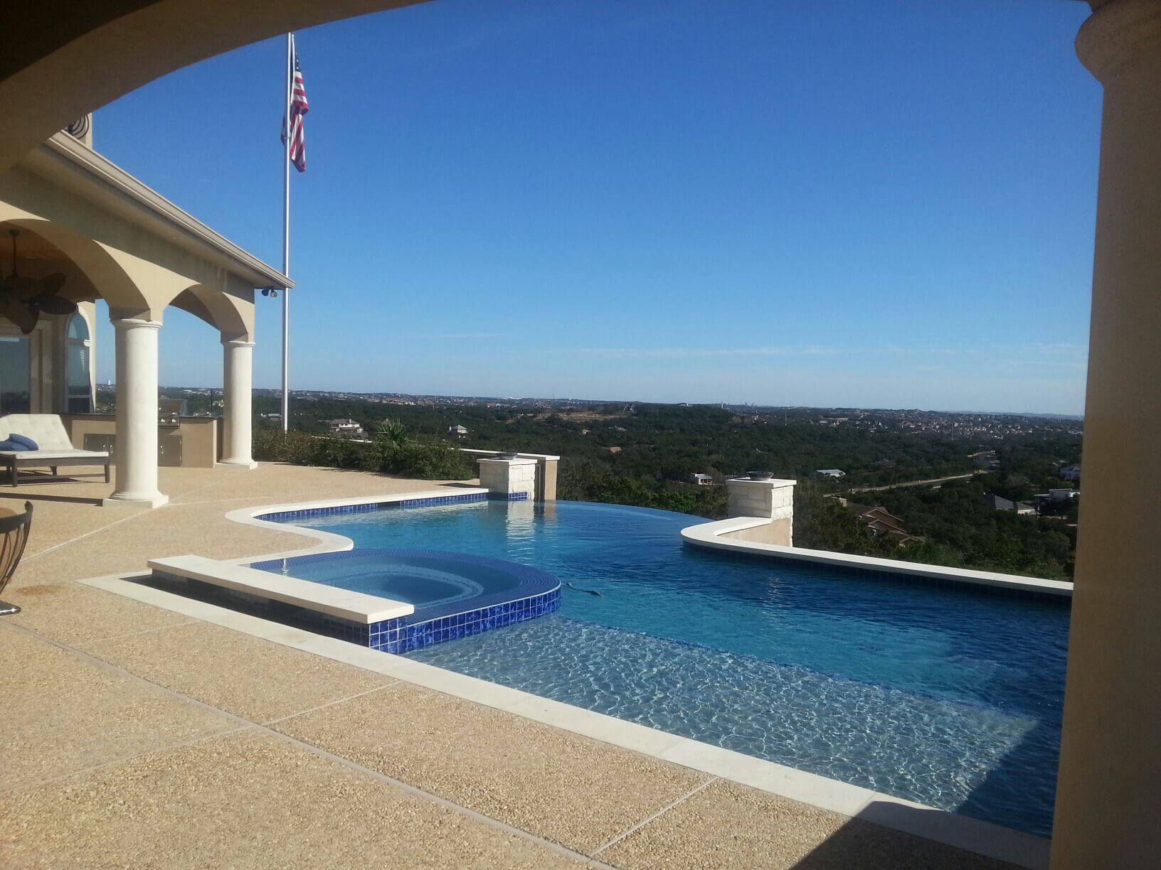 Residential 30 ft flagpole, Timberwood Park flagpole project in San Antonio, TX