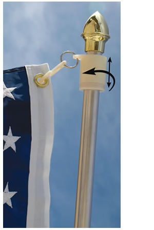 Never Furl Flag Pole Kit