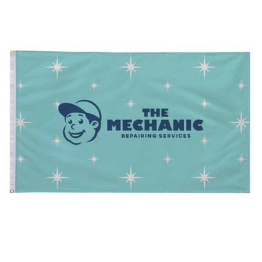 Custom Rectangle, Single-Sided nylon flag