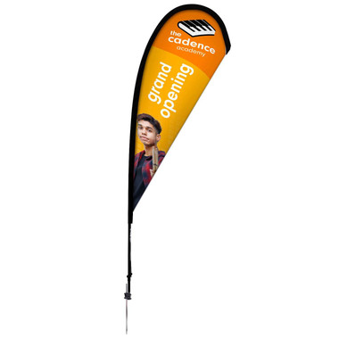 Custom Elite teardrop nylon feather flag