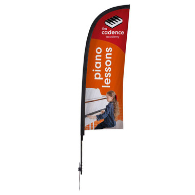 Custom Elite blade nylon feather flag