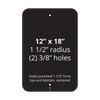 12" x 18" Aluminum Sign Blank
