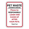 PWT Pet Waste Transmits Disease