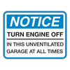 NTE Notice Turn Engine Off