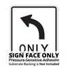 R3-5 Mandatory Move Left (Right) Sign Face