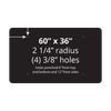 60" x 36" Aluminum Sign Blank