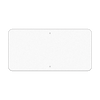 30" x 15" Reflective Sign Blank - Standard Punch