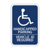 HR7-15 Handicapped Parking Vehicle ID Required