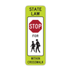 R1-6c In-Street Schoolchildren Crossing