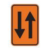 W6-4 Two-Way Traffic W6-4 Two-Way Traffic