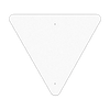 30" Triangle Reflective Sign Blank
