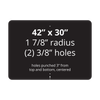 42" x 30" Aluminum Sign Blank