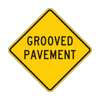 W8-15 Grooved Pavement