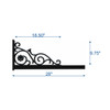 4" Square Hanging Sign Post System