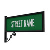 Decorative Street Sign Frame - Aluminum Scroll