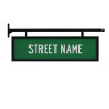 Decorative Street Sign Frame - Aluminum Hanging