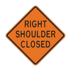 W21-5a Shoulder Closed