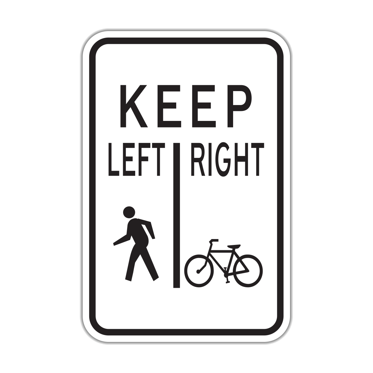 R9-7 Shared-Use Path Restriction - Hall Signs