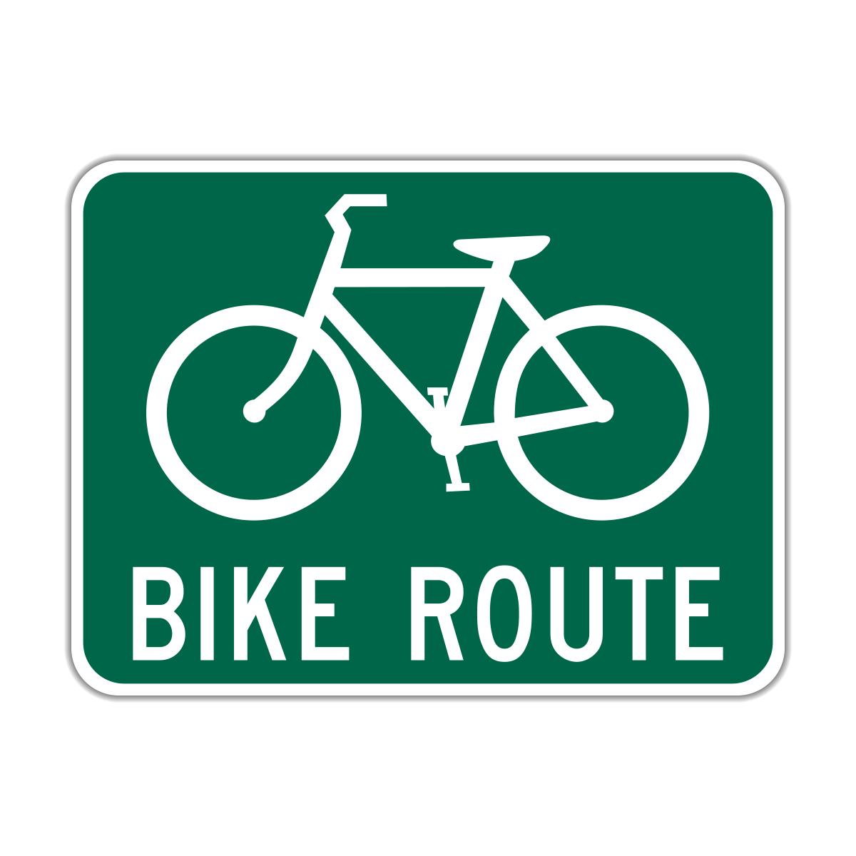 D11-1 Bike Route - Hall Signs