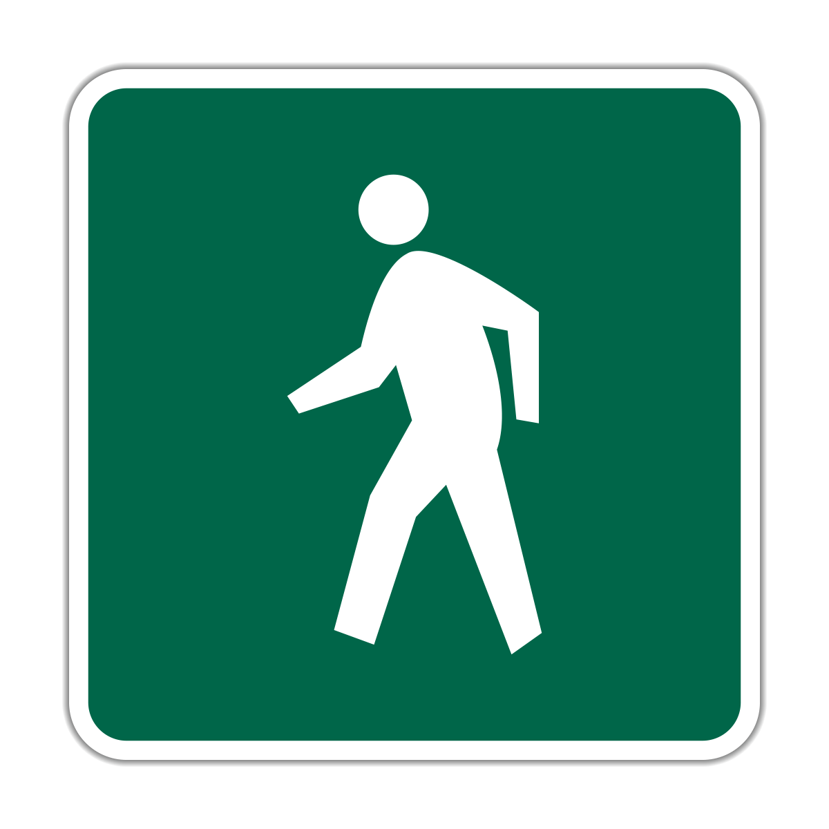 D11-2 Pedestrians Permitted - Hall Signs