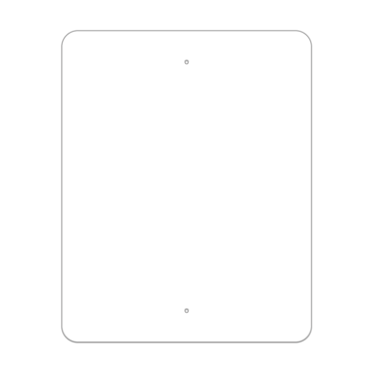 24" x 30" NonReflective Sign Blank Hall Signs