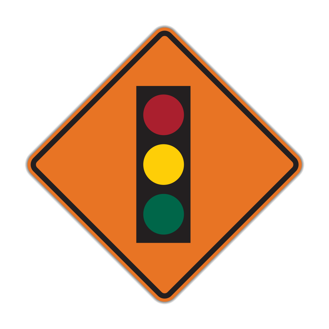 W3-3 Signal Ahead (Construction)