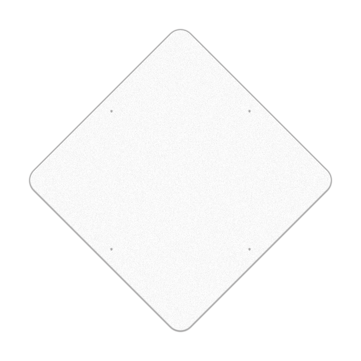 48" Diamond Reflective Sign Blank Hall Signs