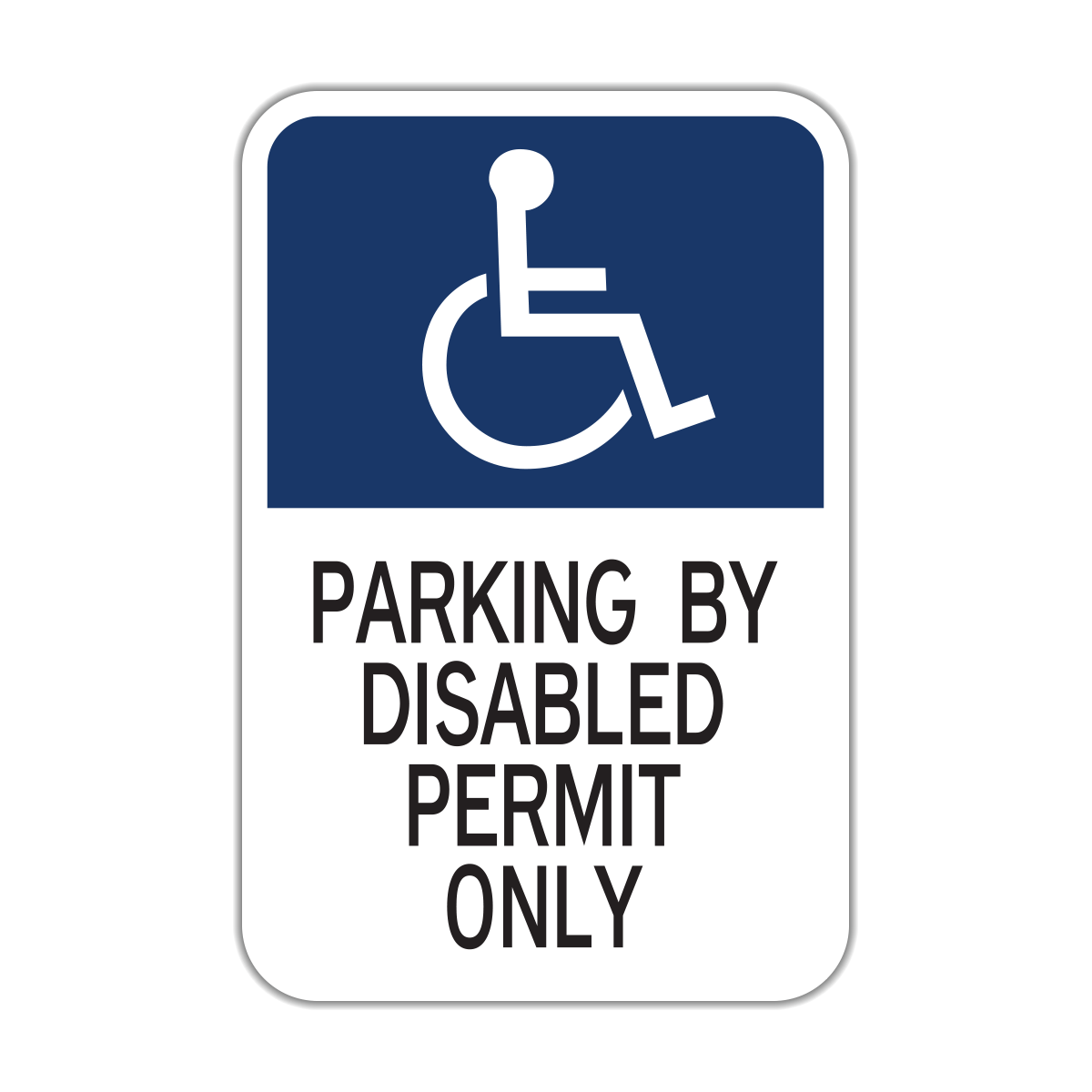 PDP Handicapped Parking by Disabled Parking Only Hall Signs