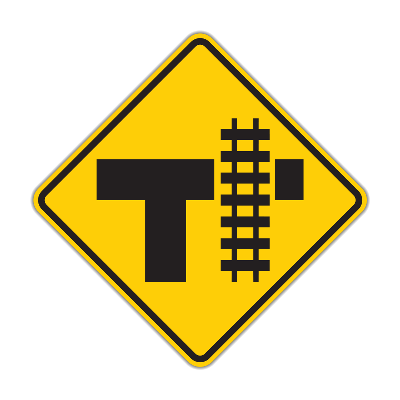 What Color And Shape Are Railroad Advance Warning Signs