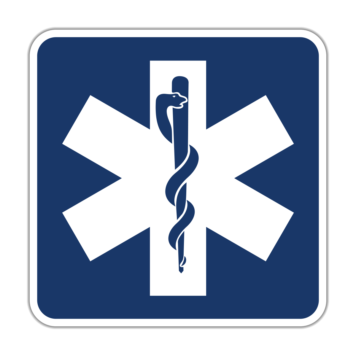D9-13 Emergency Medical Services - Hall Signs