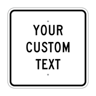 18" Square Custom Sign