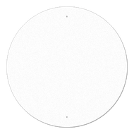 36" Circle Reflective Sign Blank