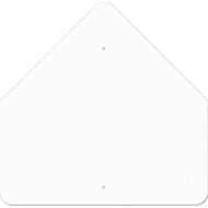 36" Pentagon Reflective Sign Blank