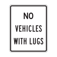 R5-5 No Vehicles with Lugs