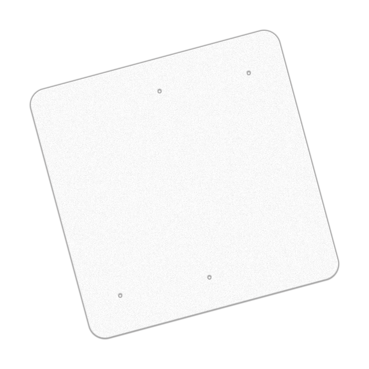 24" x 24" Universal Punch Reflective Sign Blank Hall Signs