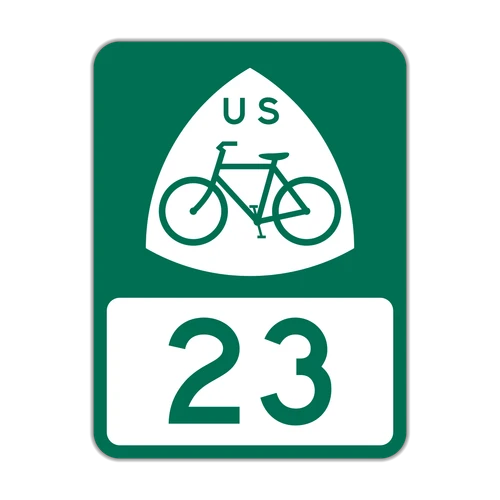 M1-9 U.S. Bicycle Route - 18" x 24"