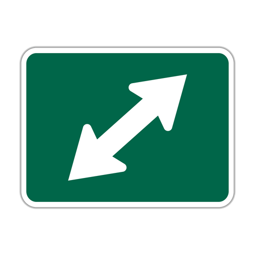 M6-5 Bicycle Route Arrow