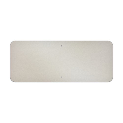 30" x 12" Aluminum Sign Blank - Standard Punch